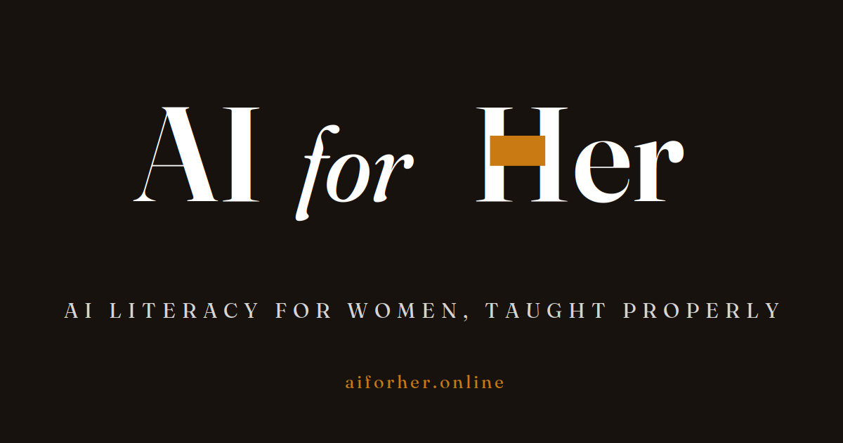 AI FOR HER logo